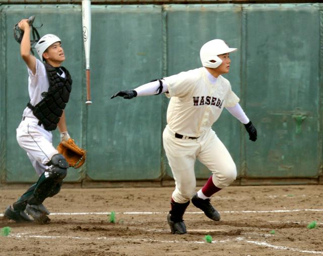 手書きのスコアボードに江夏豊の引退式　地元で愛される一本杉球場