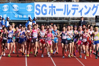 長野東が2年ぶり2回目の優勝　1区から首位守る　全国高校駅伝女子